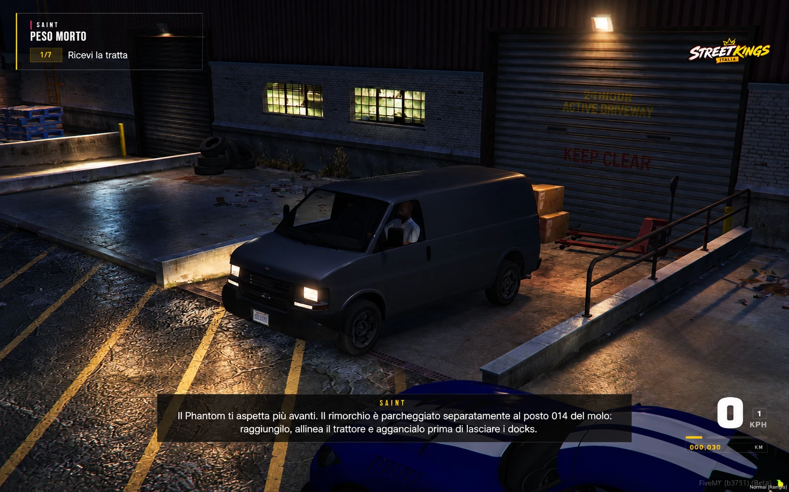 Una missione della storyline di Street Racer.